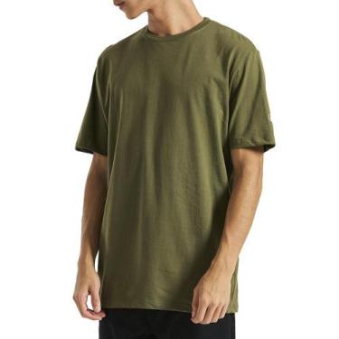 Imagem de Camiseta Volcom Solid Stone Wt23 Masculina Verde Militar