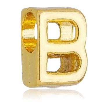 Imagem de Berloque Letra B Separador Pandora Banhado a Ouro 18k - Premium