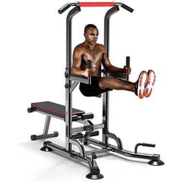 Imagem de Multifuncional Única Barra Paralela Treinamento Equipamentos De Fitness Placa Supina Do Agregado Familiar Altura Ajustável Ginásio Banco Peso,Striking44