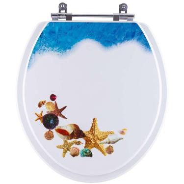 Imagem de Tampa de Vaso Decorado Fundo do Mar Sabara para bacia Icasa