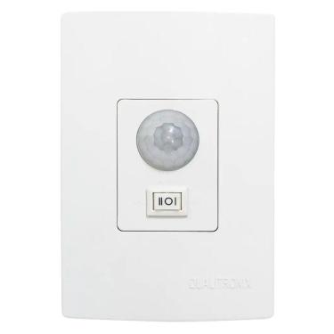 Imagem de Sensor de Presença Embutir com Tecla Qi6m Branco