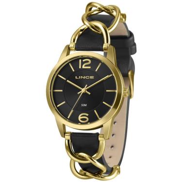 Imagem de Relógio Lince Feminino Ref: Lrc4777l38 P2px Casual Dourado