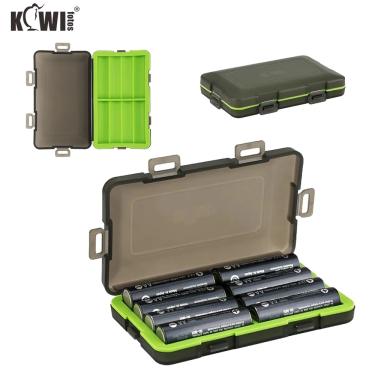 Imagem de Estojo de armazenamento de bateria impermeável Suporte de caixa de bateria Recipiente de bateria