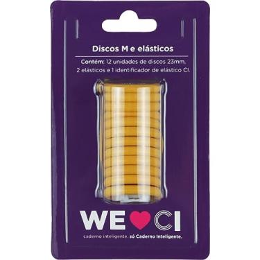 Imagem de Caderno Inteligente Discos Grande 31Mm 12Discos+Elast Am Kit 108981