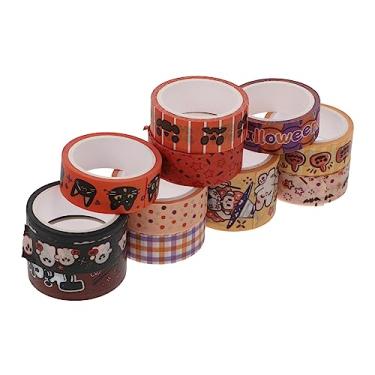 Imagem de Toyvian 11 Rolo washi tape dia das bruxas adesivo decoração delicada fita de papel washi adesivo halloween adesivos scrapbook decoração vintage imprime adesivo lindos adesivos