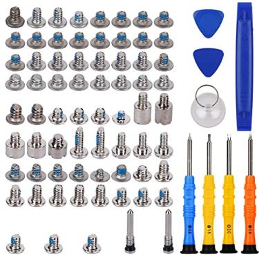 Imagem de DARYCOM Conjunto completo de parafusos com ferramentas para iPhone 11 Pro 2019, A2215, A2160, A2217, kit de ferramentas de reparo de 5,8 polegadas, 4 chaves de fenda, mapa de localização, conjunto