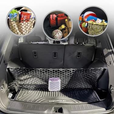 Imagem de Rede de carga de malha estilo envelope para Chevrolet Blazer 2021-2025 - Acessórios para carro - Organizadores e armazenamento de porta-malas premium - Organizador de transporte de veículos para
