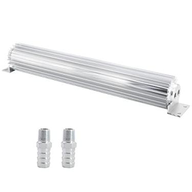 Imagem de Dokili Resfriador de óleo de transmissão com aletas de alumínio de passagem dupla universal 45,7 cm