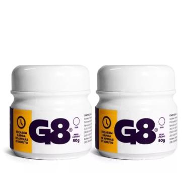 Imagem de Cola Gel Megahair Fita Adesiva G8 Termo Ativada 50gr-02unid (Preto)