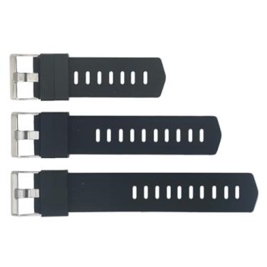 Imagem de Pulseira extensora DDJOY compatível com Fitbit Versa/Charge/HR/Charge 2 pulseira de silicone, extensor de pulseira de silicone para uso extra grande de pulso ou tornozelo (preto)