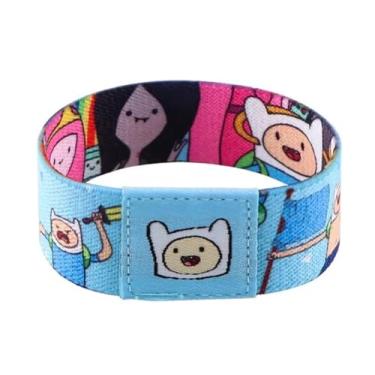 Imagem de Come Along With Me Adventure Time Desenho Animado Programa de TV 18 cm Reversível Elástico Pulseira Pulseira Pulseira Elástico, 7.1 x 1 inches, Poliéster, não aplicável