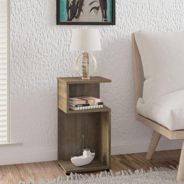 Imagem de Mesa De Apoio Lateral Com Nichos Toy Pinho