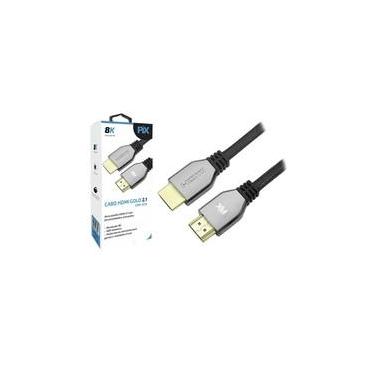 Imagem de Cabo HDMI Gold 2.1 8K PIX, 1.5 Metros - 018-2121