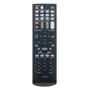 Imagem de Controle remoto substituído RC-709M 24140709 compatível com receptor Onkyo Home Theater A/V TX-SR506 TX-SR576 TX-SR506S TX-SR506B
