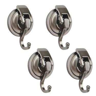 Imagem de Apkhgtb Ganchos de ventosa para chuveiro, banheiro, cozinha, vidro, janela, porta, azulejo, resistente, suporte de toalha com sucção a vácuo, ganchos de parede removíveis, cabide de guirlanda à prova