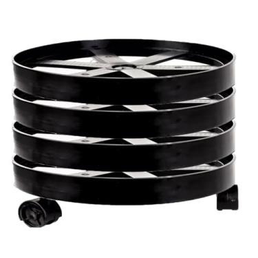 Imagem de Kit 4 Suporte Botijão, Vasos E Galão Multiuso Rodinha Bujão