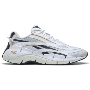 Imagem de Reebok Tênis de corrida masculino Zig Kinetica 2.5 Fitness Workout, Cinza puro/vetor azul-marinho, 13 Women/11.5 Men