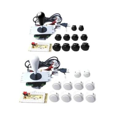 Imagem de Kit DIY Para Console Arcade Com Joystick De 8 Vias E Botões Para PC Ra