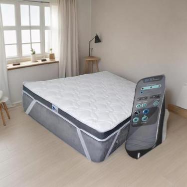 Imagem de Pillowmanta Tecnológica 50 Massagem Quântica Magnético Infravermelho L