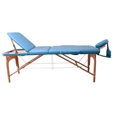 Imagem de Maca Dobrável e Portátil modelo Junior 3 Seções 250kg 60cm GOLDLIFE c/