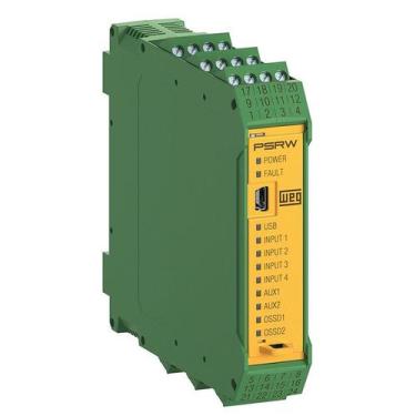 Imagem de Relé de Segurança Programável NR12 PSRW WEG