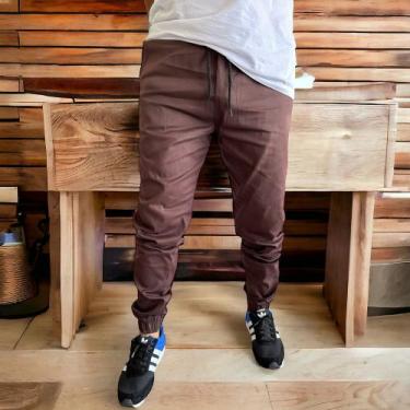 Imagem de Calça Jogger Masculina bege slim Coloridas/Camufladas - sky jeans , Ma