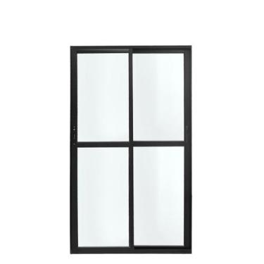 Imagem de Porta de Alumínio Correr 210x200cm 2 Folhas Atlântica