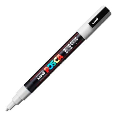 Imagem de Caneta Uni Posca Pc 3m Branco Uniball, BRANCO 1