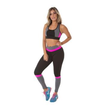 Imagem de Conjunto leg e top poliamida - SRS, Rosa, GG