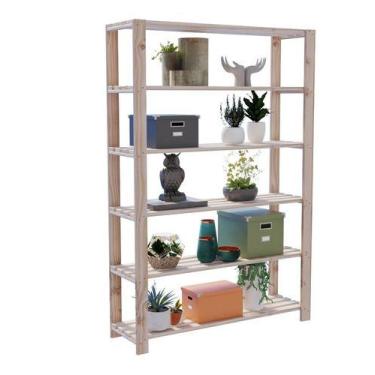 Imagem de Jardim Vertical 6 prateleiras Madeira Pinus Floreira Oferta - Technox