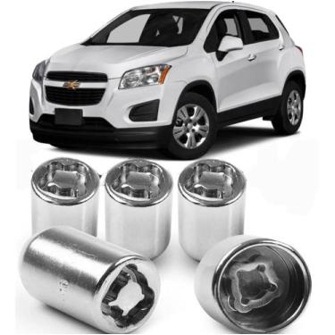 Imagem de Kit Parafuso Porca Antifurto 6CRA Roda Chevrolet Tracker - Todos - ROD