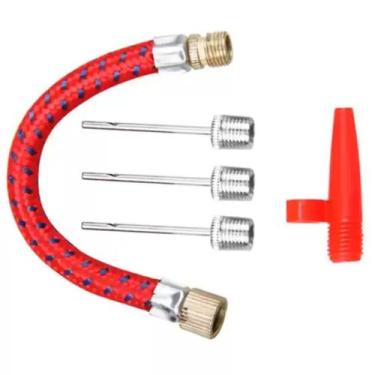 Imagem de Kit de 4 Bicos para Inflar Encher Bolas Multiuso para Bomba - Wellmix
