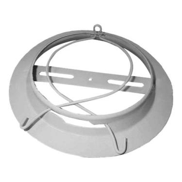 Imagem de Plafonier Chapa Metal Suporte Para Globo Lustre Luz 10cm - NM Ferramen