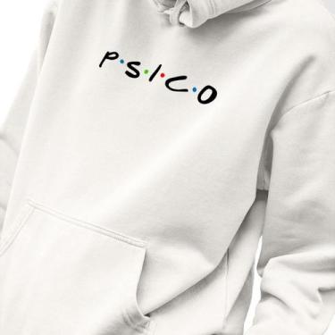 Imagem de Blusa Moletom Masculino Estampado Friends Psico em Algodão Fio 30.1 Pe