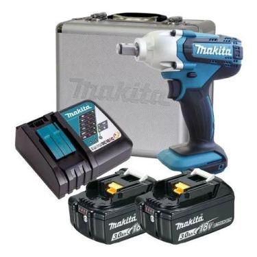 Imagem de Chave Impacto À Bateria 1/2'' 18v Makita Dtw190 + Carr 2 Bat