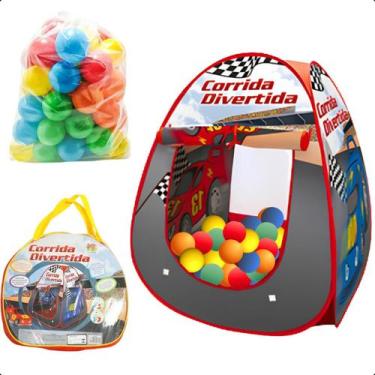 Imagem de Toca Barraca Infantil Barraca Divertida Dobrável 25 Bolinhas - DM TOYS