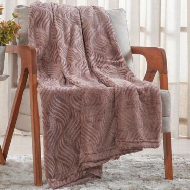 Imagem de Manta Casal Brushed Microfibra Flannel 180x230 - Tessi, Cognac