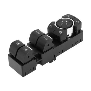 Imagem de X AUTOHAUX Interruptor dianteiro esquerdo do lado do motorista interruptor de controle de janela Nº BB5Z14529AA para Ford Explorer Police Interceptor Utility Preto