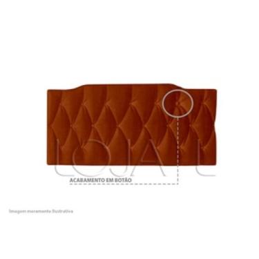 Imagem de Cabeceira Para Cama Casal Queen King  1,60x55 Nicole Cor - MagL - Maga