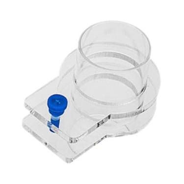 Imagem de Gralara Alimentador de peixes evita que a comida dos peixes se espalhe Anel de alimentação resistente para aquário pendurado para camarão, peixe Betta e,