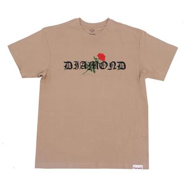 Imagem de Camiseta Diamond OE Script Rose Tee - Caqui Desert-Masculino