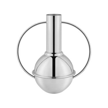 Imagem de Vaso Babylon Grande Baixo Prata - St James