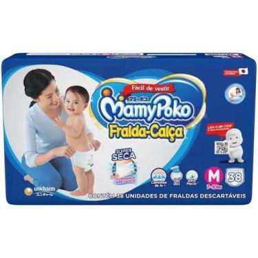 Imagem de FRALDA CALCA MAMYPOKO SUPER SECA M/38 un (AZUL)
