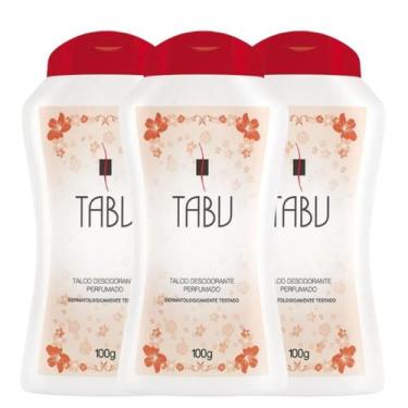 Imagem de Kit 3 Talco Perfumado Tabu Tradicional 100G - Dana - Dana Cosméticos