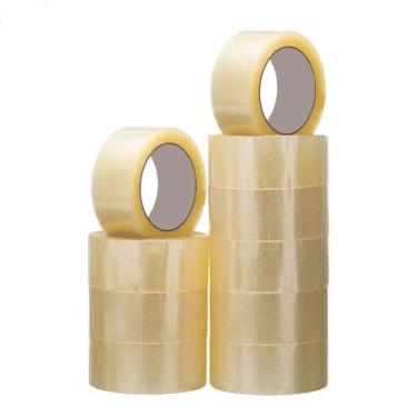 Imagem de KIT 5 Fita Adesiva 48mm x 100m Transparente Durex Largo - Valetape