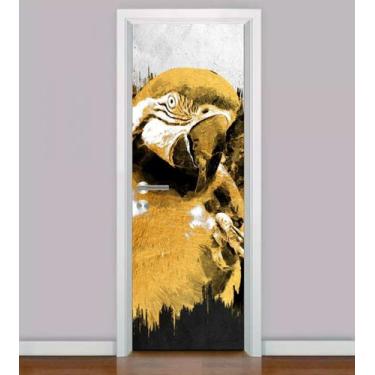 Imagem de Adesivo Para Porta ARARA - Natureza - Cores - Aves - PGG Impressão Dig