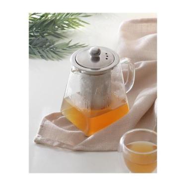 Imagem de Chaleira Prática Com Infusor de Vidro Doppio 550ML 14x9,5 Cm - Western