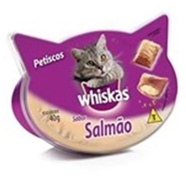 Imagem de Biscoito Petisco Whiskas Temptations Salmão para Gatos Adultos 40G