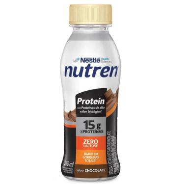 Imagem de Suplemento Alimentar Nutren Protein Chocolate 15g Zero Lactose 260ml NESTLÉ