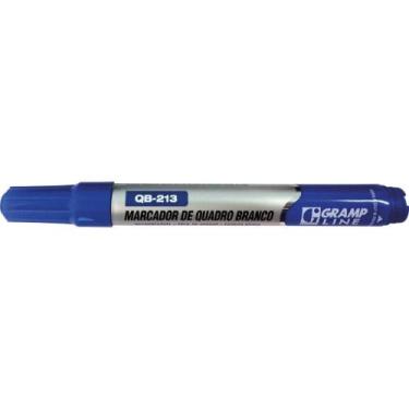 Imagem de Pincel Quadro Branco QB213 Recarregável Azul - Caixa com 12 Unidades -